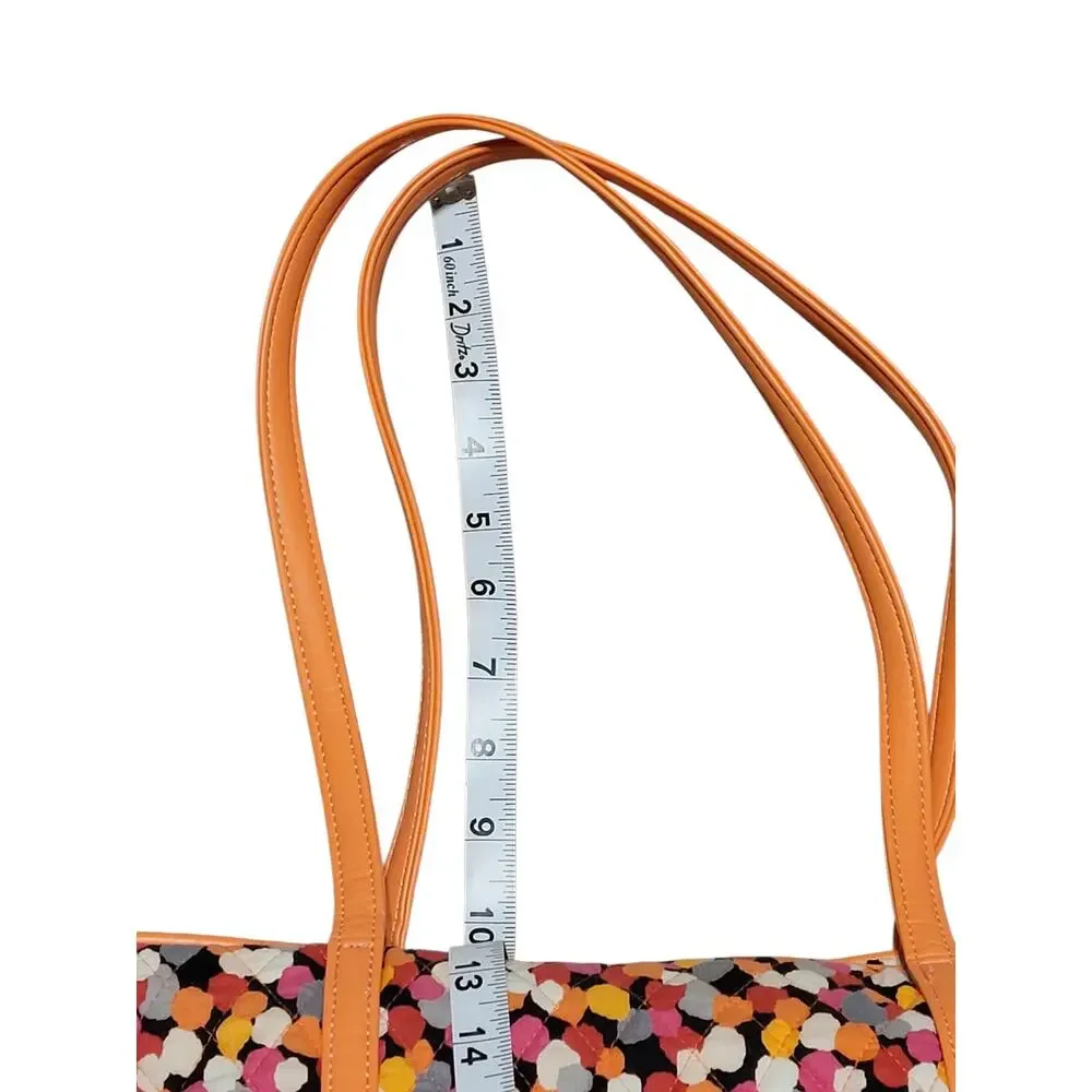 Vera Bradley Trimmed Vera Tote in the vibrant retired 